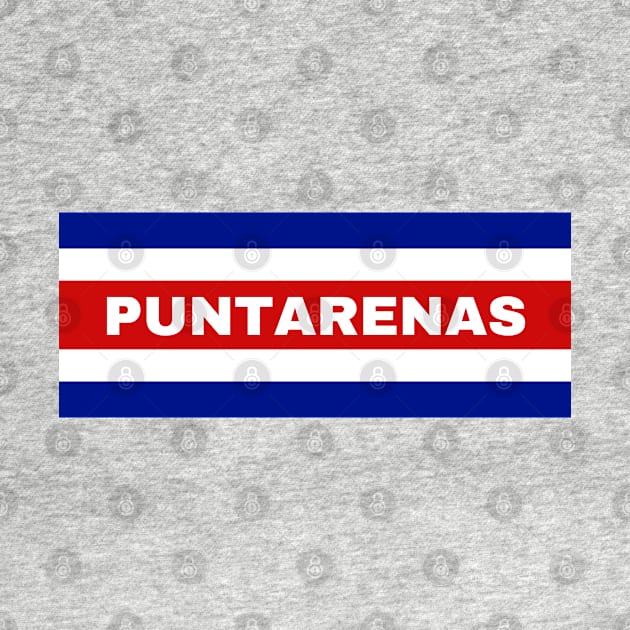 Puntarenas City in Costa Rican Flag Colors by aybe7elf